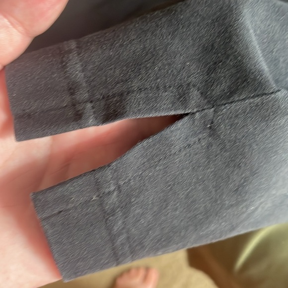 Eileen Fisher Elastic Stretchy Waist Cotton 5% Spandex Skinny Pants Size Large - Picture 8 of 9